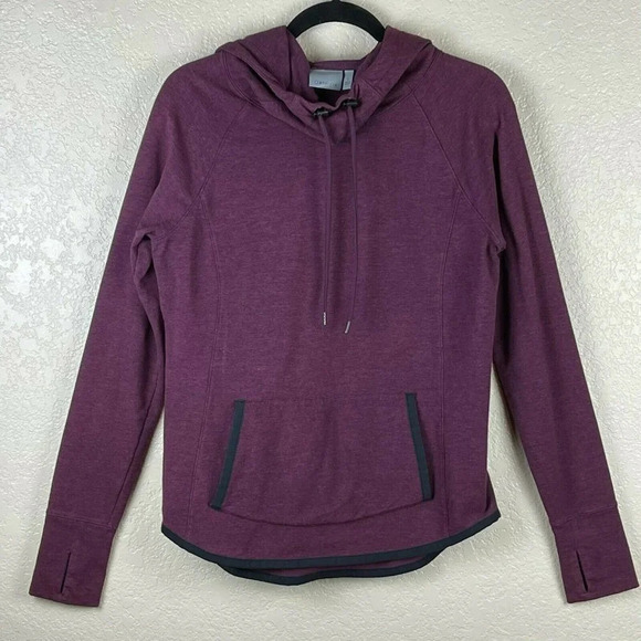 Athleta Tops - Athleta Hoodie Women's Sz S Sentry Pullover Raglan Sleeve Thumbhole Purple